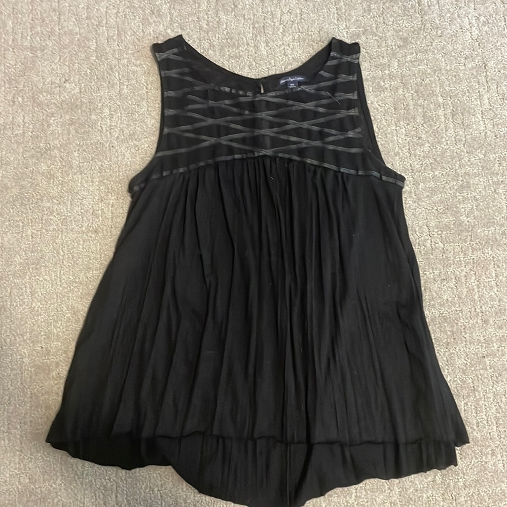 American Eagle Black Tank